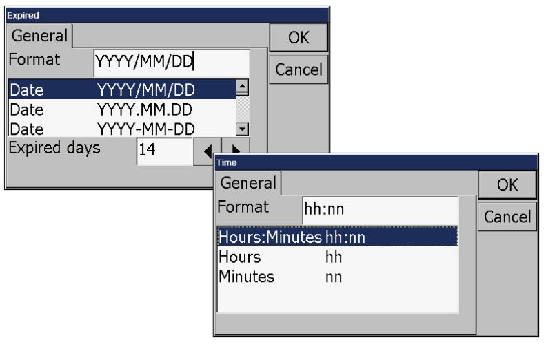 Multi-format for date/time and shift codes print